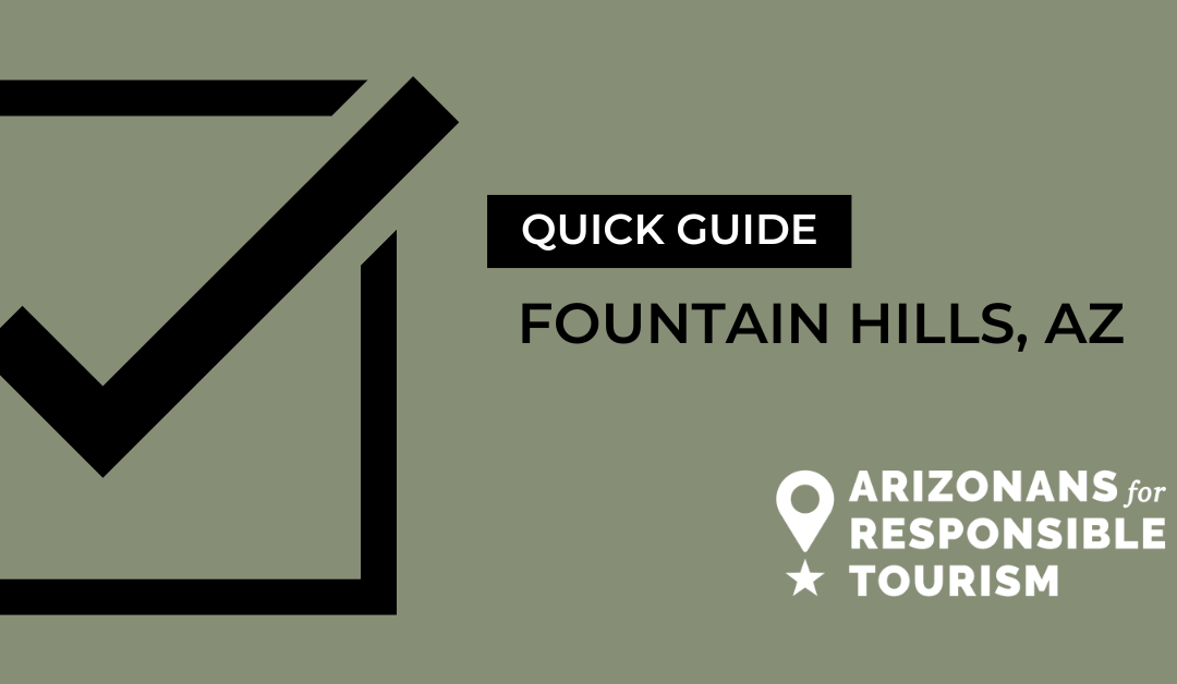 AZRT Quick Guide - STR Permit and TPT Requirements for Fountain Hills