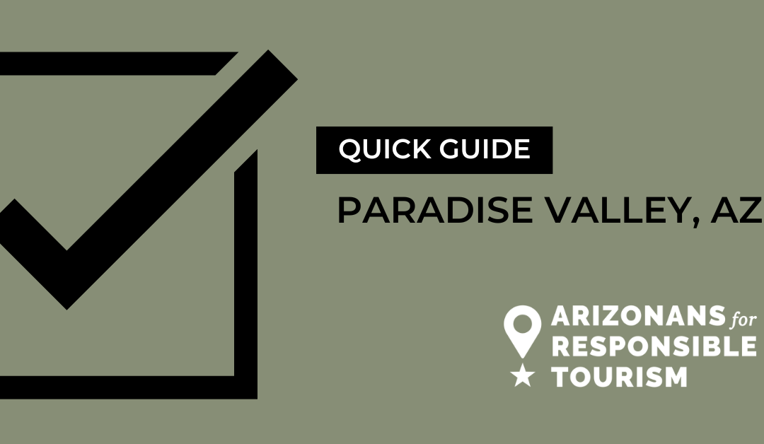 AZRT Quick Guide STR Permit Guide for Paradise Valley