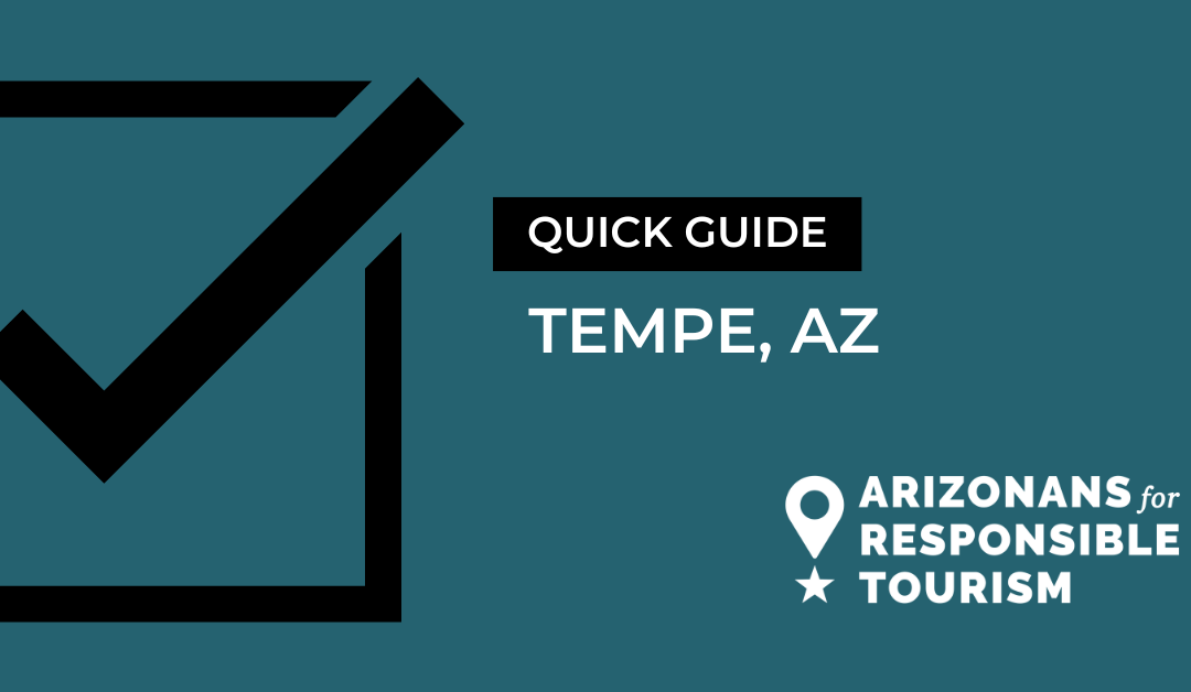 AZRT Quick Guide - STR Permit and TPT Requirements for Tempe