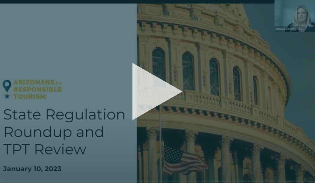 MEMBER PERK: State Regulation Roundup TPT Review
